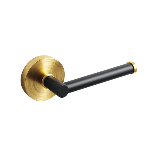 Terlinzo Pivot Toilet Paper Holder - Black & Gold